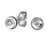 Earrings Bibigi Woman Pret-A-Porter in White Gold Diamante ORK0002B06
